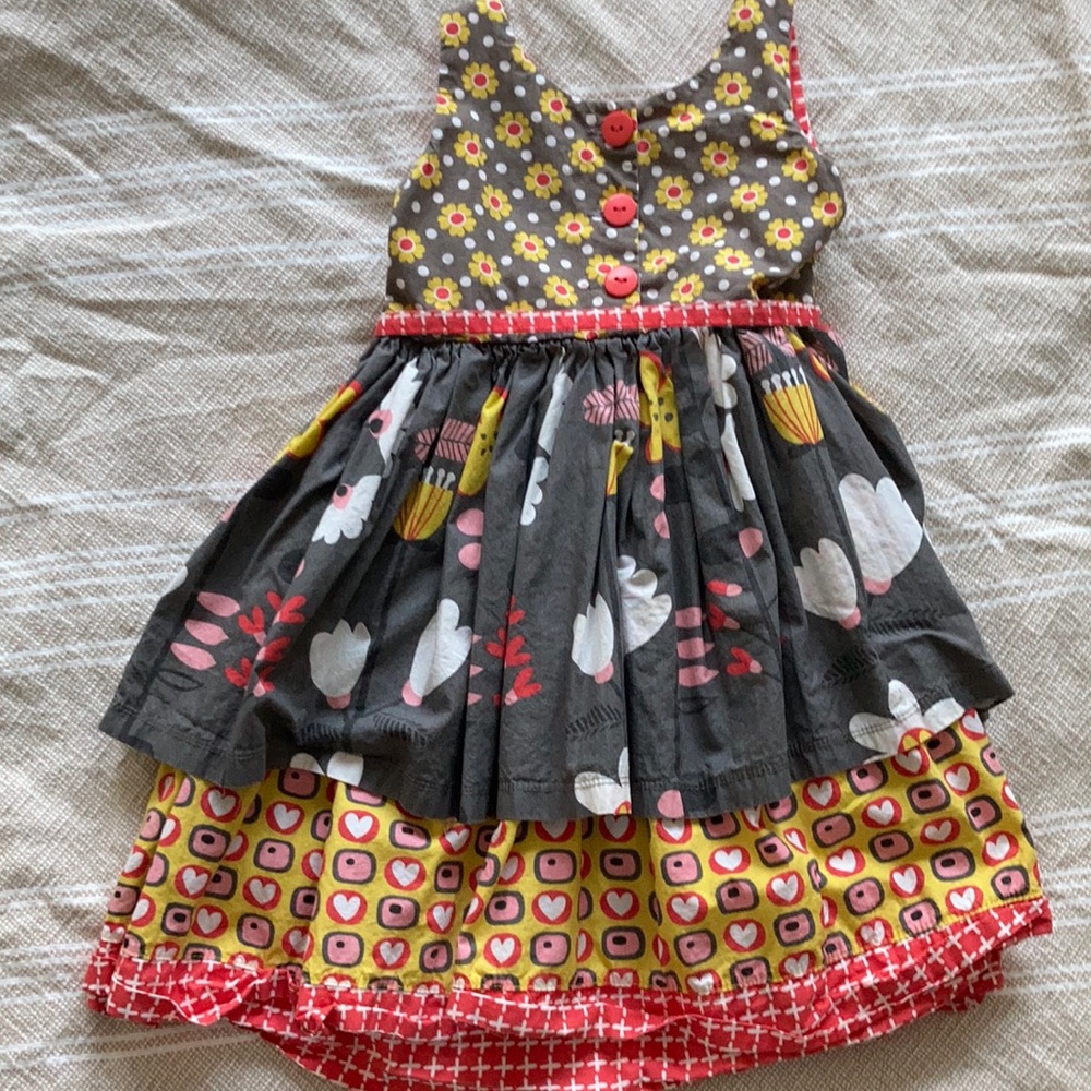 Little Girl’s “Jelly the Pug” Fall Dress